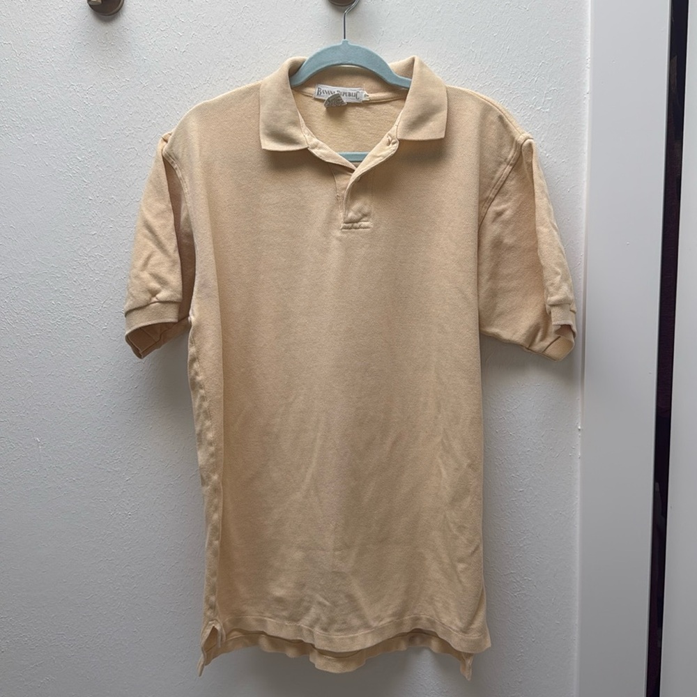 Banana Republic men’s yellow polo size small